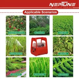 Neptune PBS-13 Plus High Pressure Sprayer Kit, 120W Portable Double-Pump Battery Power 12V-12AH For Agricultural Use 5