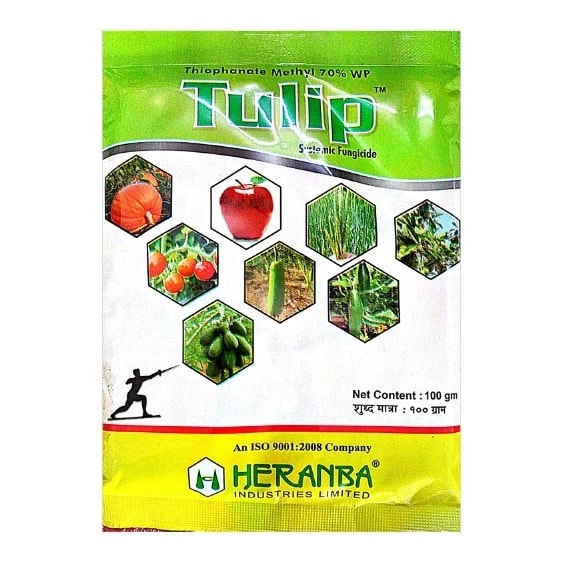 Heranba Tulip Thiophanate Methyl 70% WP Systemic Fungicide, Broad-Spectrum, Disease Control In Multiple Crops