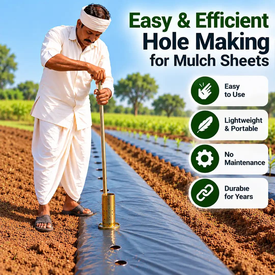 Siddhi Mulching Hole Making Machine, Hole Size 3 Inch, Manually Operated Easy to use - Image 6