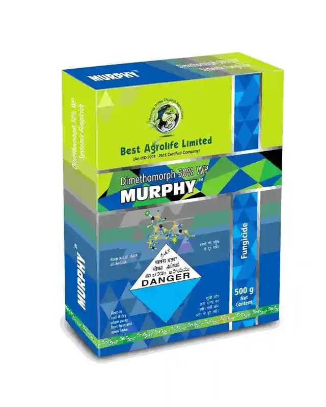Best Agrolife MURPHY Dimethomorph 50% WP Systemic Fungicide, Effective Control of Late Blight Disease - Image 1