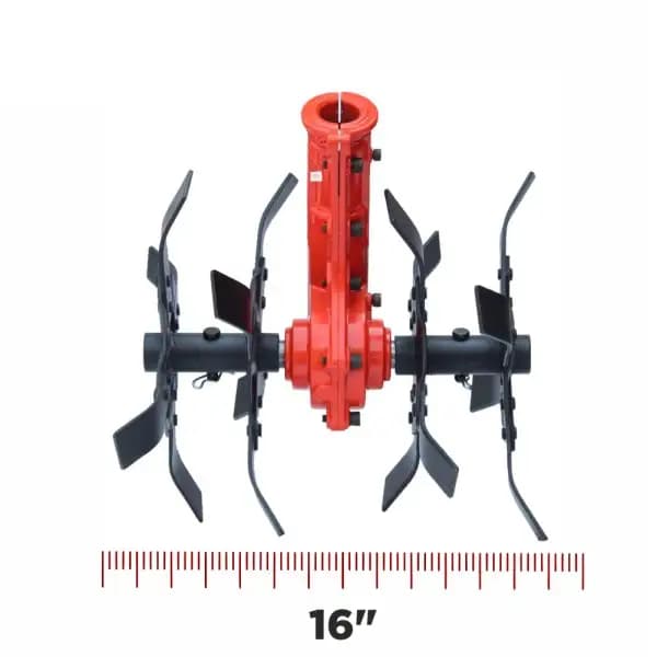 Balwaan Tiller Attachment for Brush Cutter, 28mm S Type Weeder in Fruits and Vegetables - Image 2