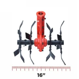 Balwaan Tiller Attachment for Brush Cutter, 28mm S Type Weeder in Fruits and Vegetables 1