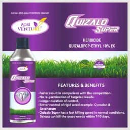 Agriventure QUIZALO SUPER Quizalofop Ethyl 10% EC Selective, Systemic Post-Emergence Herbicide, Use For Soybean 4