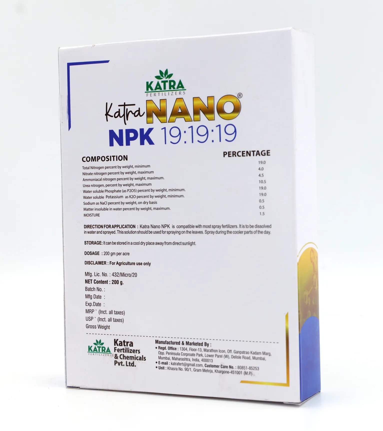 Katra Nano NPK 19:19:19 Fertilizer - Image 2