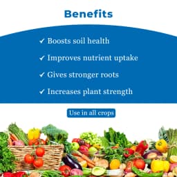 Humi Pro 12 (Humic Acid + Fulvic Acid) Flowering, Fruiting, Root Growth, Suitable for Drip, Foliar Spray and Drenching 4