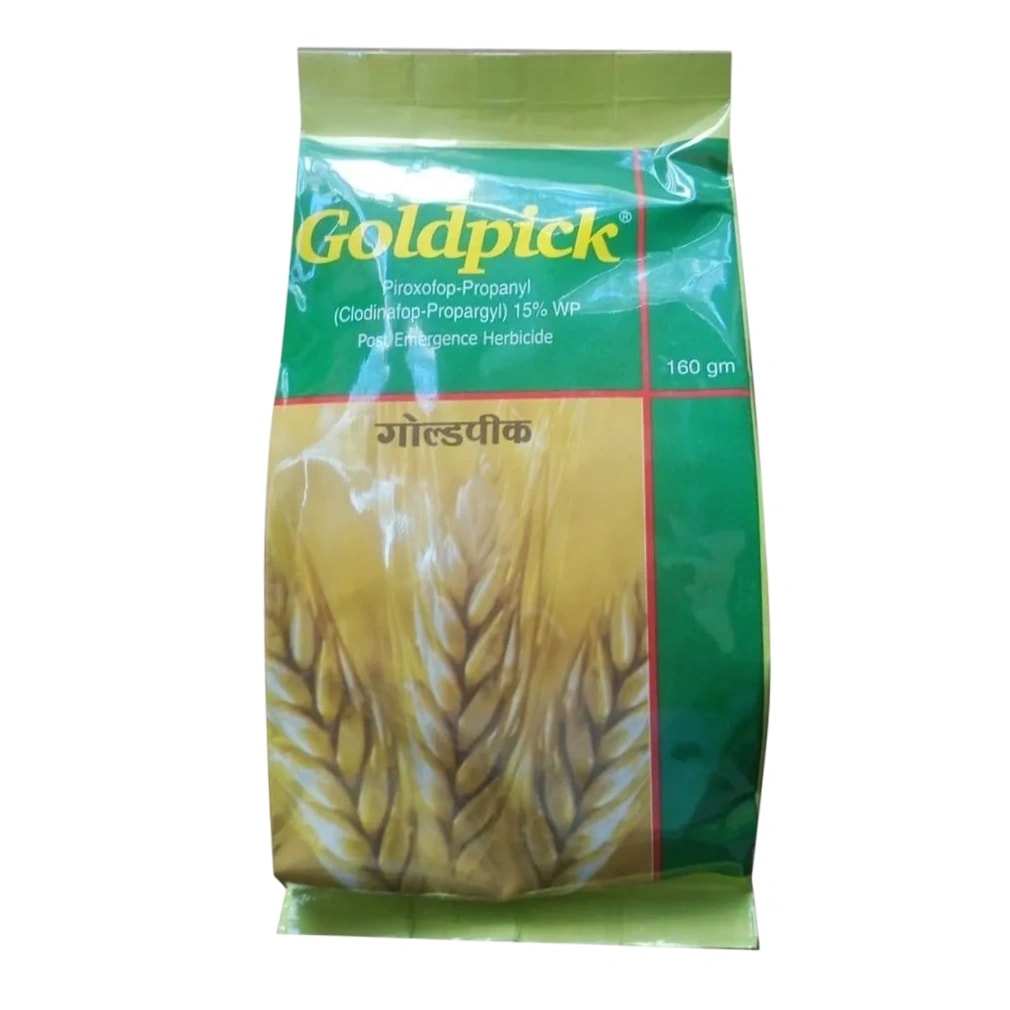 Sumitomo Goldpick Clodinafop Propargyl 15% WP Herbicide, Post Emergence Control Grassy Weeds In Wheat Crops