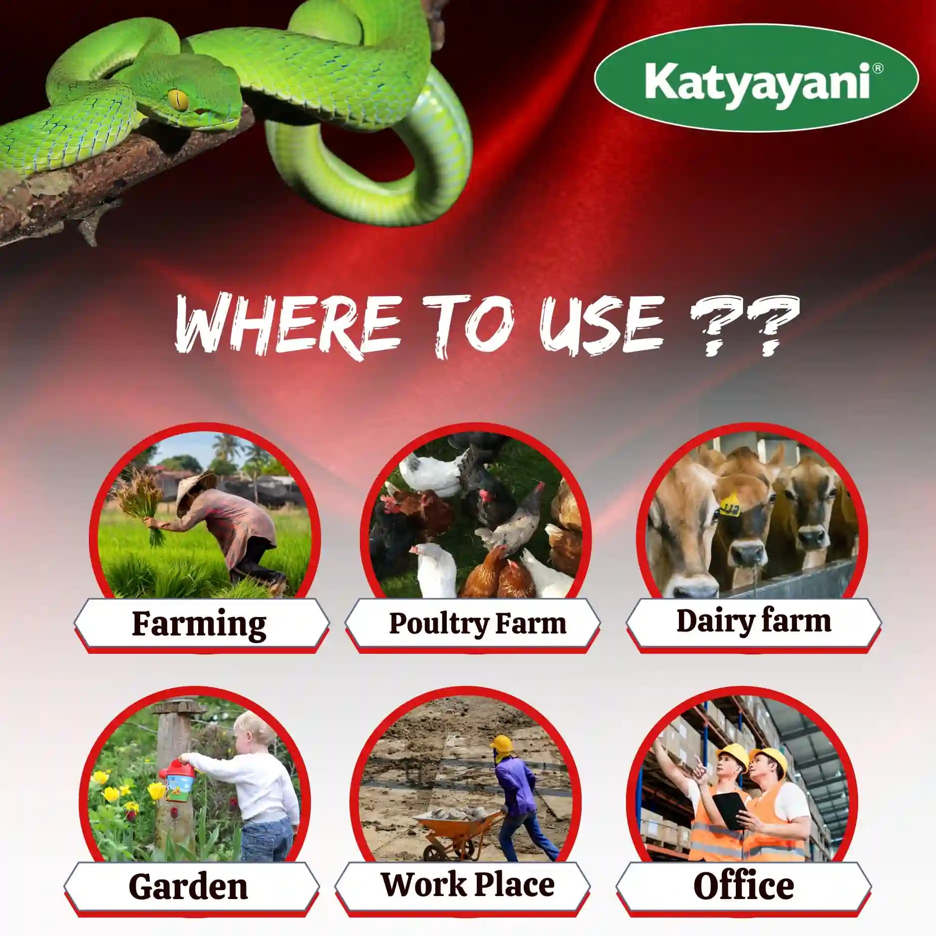 Katyayani Snake Repellent, Snake Shield Non-Toxic Powder, Eco-Friendly Solution for Homes, Farms, and Gardens to Repel Snakes Effectively - Image 4