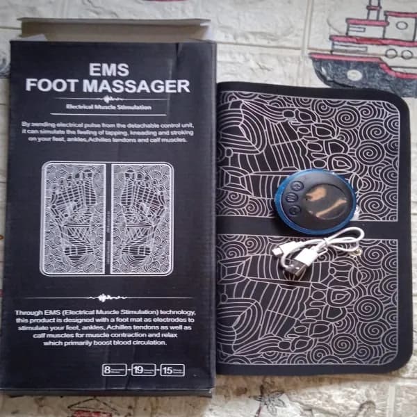 EMS Electric Foot Massager, Portable Circulation Stimulator - 8 Modes - Image 12