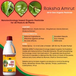 Raksha Amrut, Powerful Eco-Friendly Formula with Advanced Nanotechnology, Controls Various Sucking Pests 5