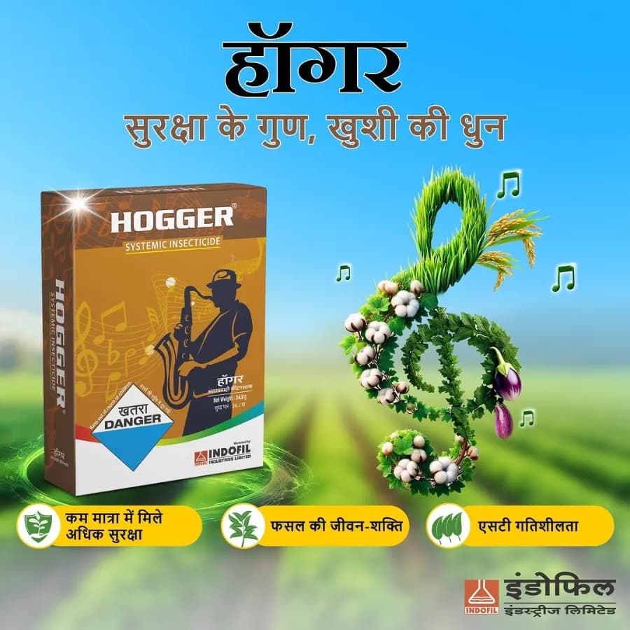 Indofil Hogger Dinotefuran 70% WG Insecticide, Effective For Aphids, Whitefly And Leafhoppers - Image 3