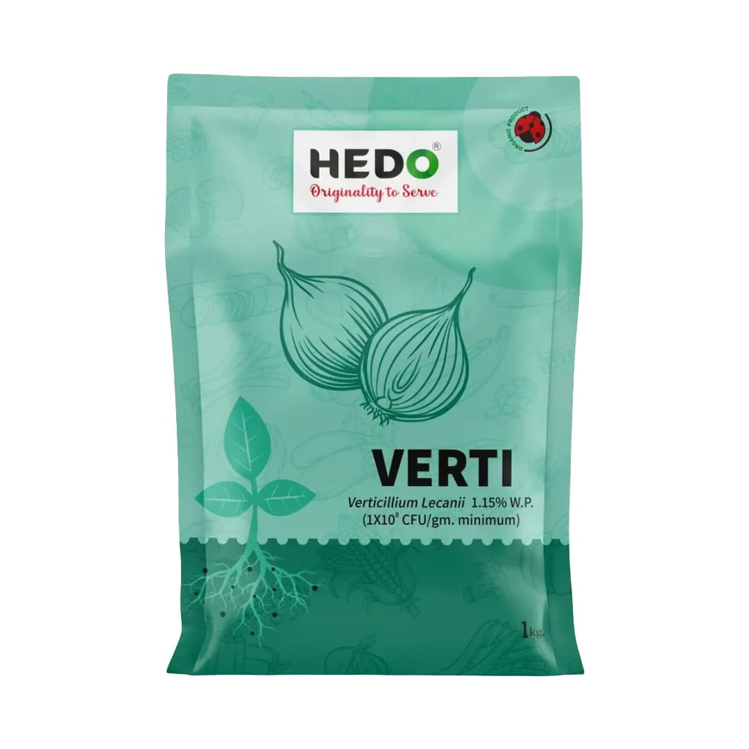 HEDO Verti (Verticillium Lecanii 1.15% Wp) Bio Pesticide, Targets A Wide Range Of Pests Like Aphids, Thrips, Etc - Image 1