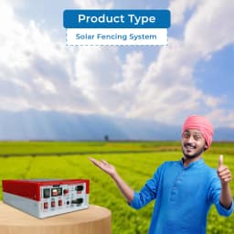 Kamal Agrotech Zhatka Machine Solar Fence Protector Kit, With Solar Panel, Battery, Siren, Insulator, 50 Acre Coverage 5