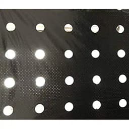 Siddhi Mulching Film With Hole, Mulching Paper, 20 Micron & 30 Micron, (3 Ft (0.9 Mtr) x 400 Mtr) BLACK and SILVER 3