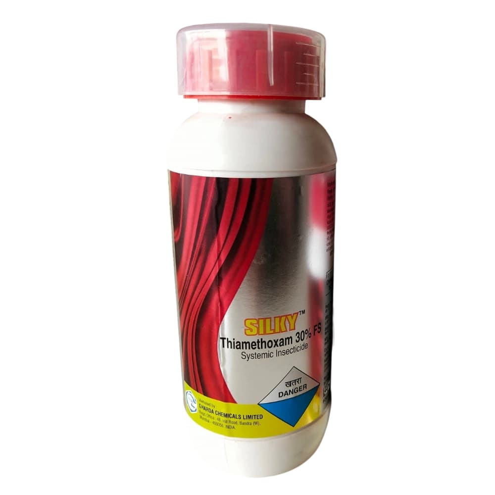 Gharda Silky Thiamethoxam 30% FS Insecticide, Effective Systemic Seed Treatment Insect Control