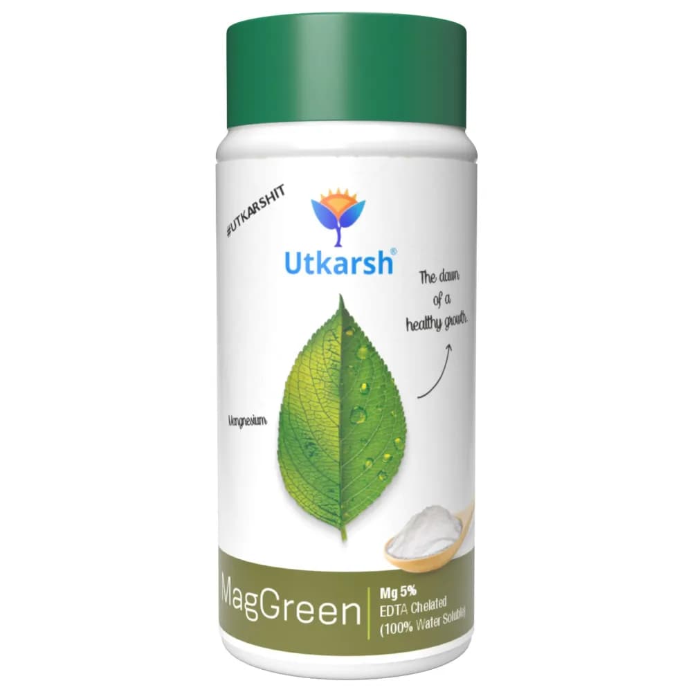 Utkarsh MagGreen (Magnesium Mg 5% EDTA Chelated Fertilizer) 100% Water Soluble Foliar Spray