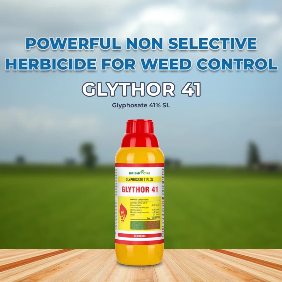 Krishigiri GLYTHOR 41 Glyphosate 41% SL Non Selective Herbicide - Image 2