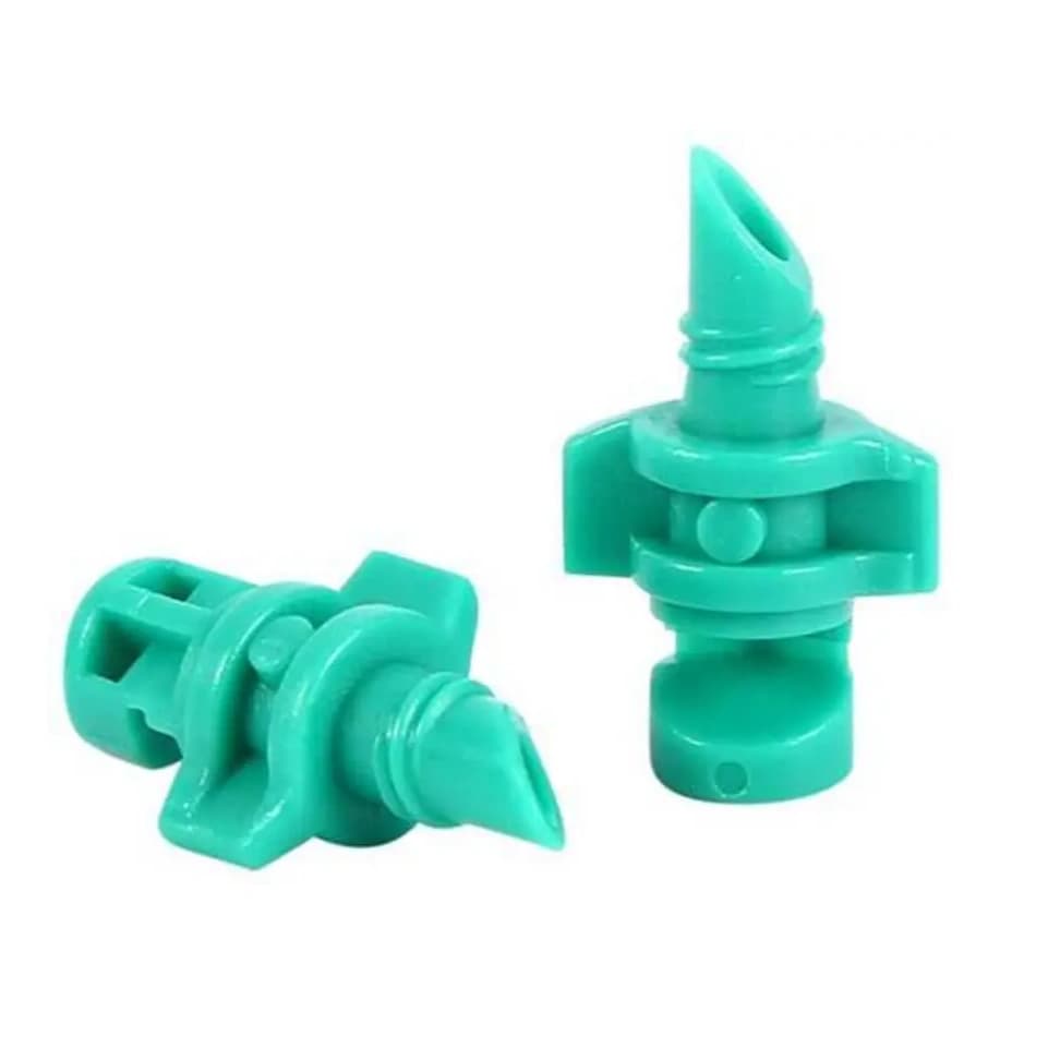 Vasudha Irrigation Jet Sprinkler 180 Degree, Size 4mm Direct Plug In 16 And 20 mm Drip Line (Green Color) - Image 2