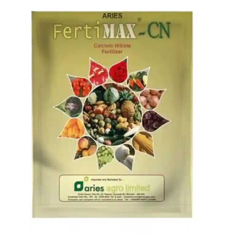 Aries Agro Fertimax CN Calcium 18.5% Nitrate 14.5%, 100% Water Soluble Fertilizer, Contains Nitrogen And Calcium.