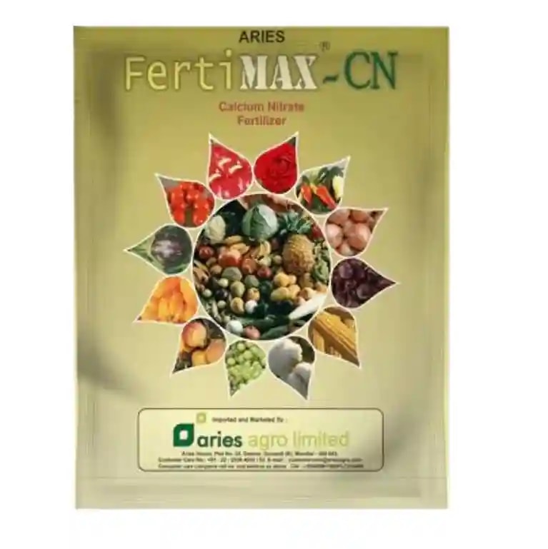 Aries Agro Fertimax CN Calcium 18.5% Nitrate 14.5%, 100% Water Soluble Fertilizer, Contains Nitrogen And Calcium.