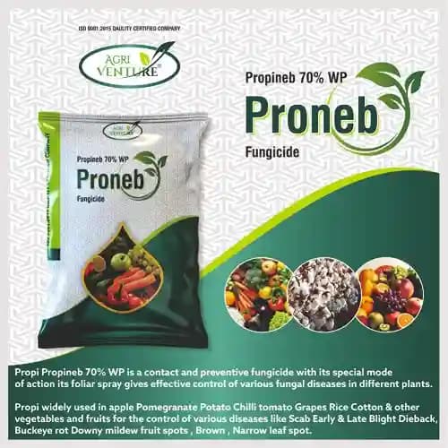 Agriventure PRONEB Propineb 70% WP Fungicide, Control Of Various Fungal Diseases In Different Plants. - Image 3