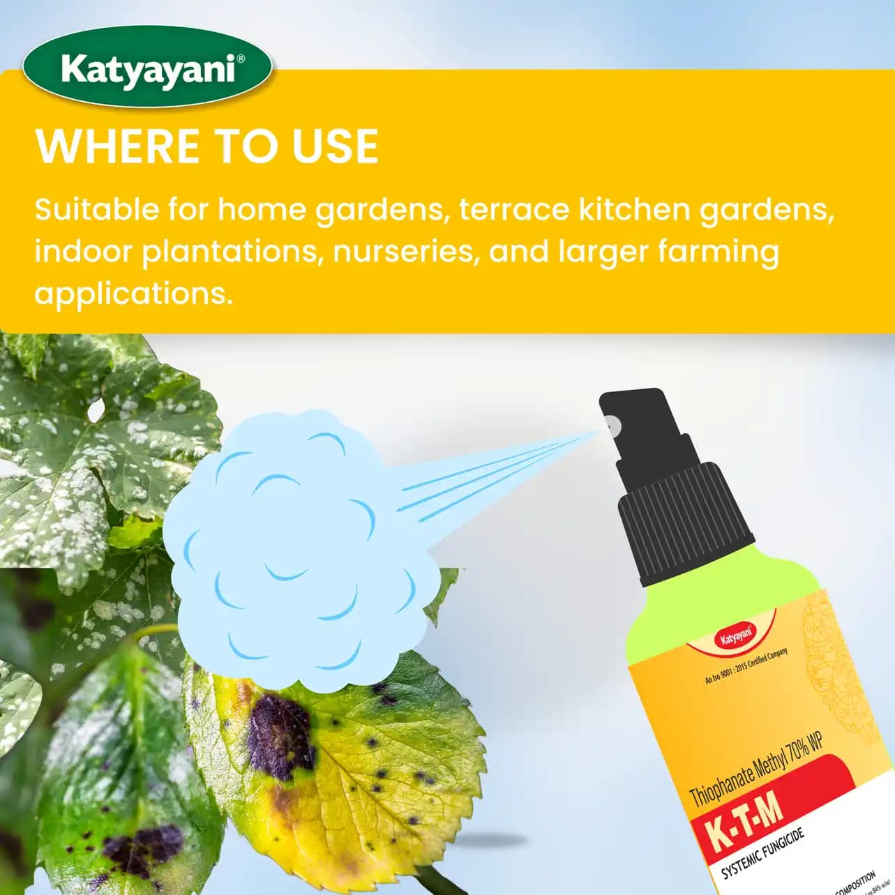 Katyayani KTM Fungicide - Thiophanate Methyl 70 % WP - Image 7