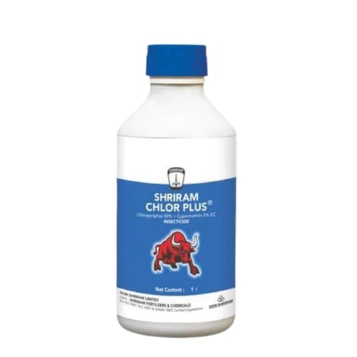 Shriram Chlor Plus Chloronicotinyl 50% + Cypermethrin 5% EC Insecticide, Contact and Systemic Action