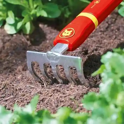 Wolf Garten Small Rake (LJ-M) 8 CM, Good Use For Home Gardens and Small Farms