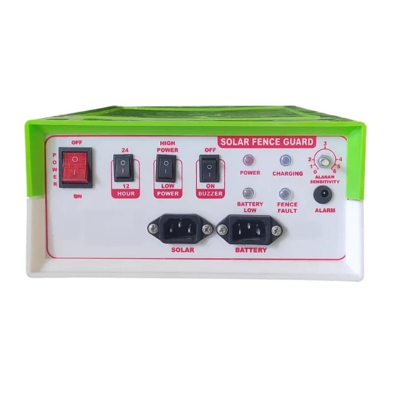Urja 15 KV Solar Zhatka Machine Combo Set For 50 Acre Includes Battery 12V x 26Ah, Earthing Set And 40 Watt Solar Panel - Image 2