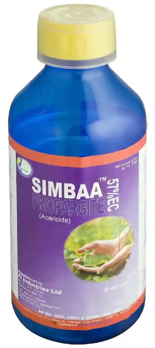PI Simbaa Propargite 57% EC Acaricide, Controls The Motile Stages Of Mites, Specially For Mites
