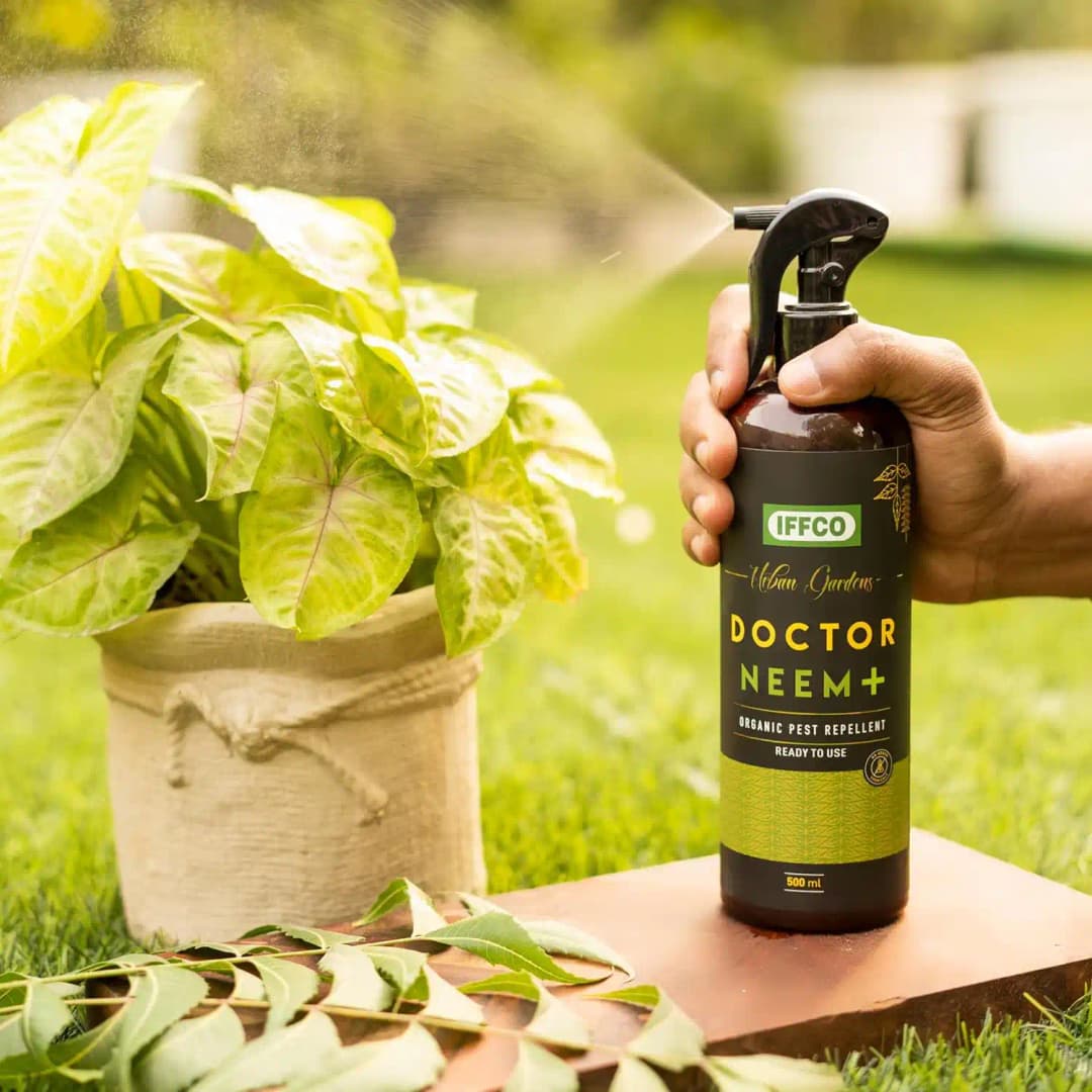 IFFCO Urban Garden Doctor Neem+ Organic Pest Repellent, Fight Against Sucking Pest, Triple Action Neem, Pongamia And Lemongrass Oil, Ready To Use - Image 3