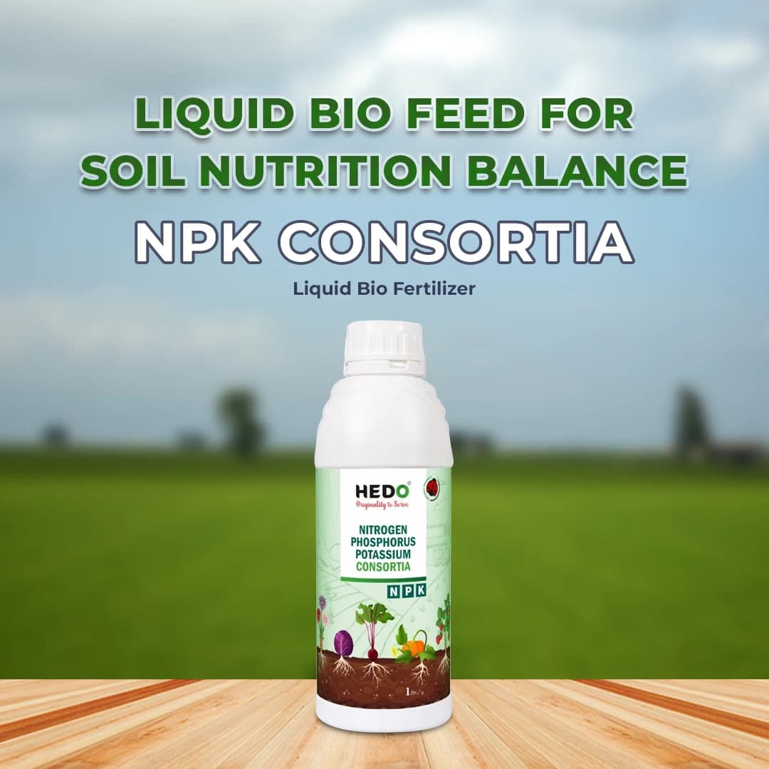 HEDO NPK Consortia (Bacteria) Liquid Bio Fertilizer For Agriculture, Garden, Soil Fertility And Plant Nutrition. - Image 2