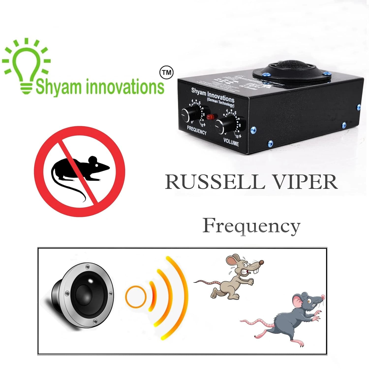 Shyam Ultrasonic Rat & Pest Repeller System For Residential & Commercial Use (2500 Sq. Ft.) - Image 3