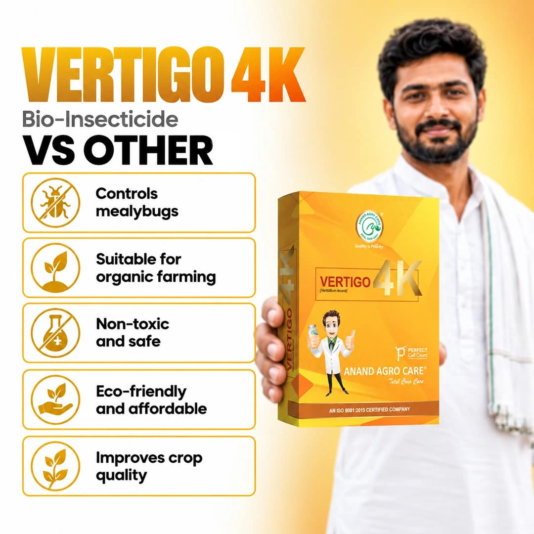 Dr. Bacto\'s Vertigo 4K Biological Insecticide, Containing Verticillium Lecanii 1.15% WP Based on Dextrose Base Technology - Image 2