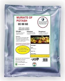 Greatindos GRADE A Premium Quality NPK MOP (Muriate Of Potash) (NPK 00:00:60)