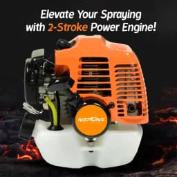 Neptune PW-768A 2-Stroke Portable Power Sprayer, 26CC Petrol Engine, 15 Meter Hose, High Pressure Up To 35 Feet Spray, Ideal For Farming & Garden 5