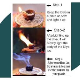 Radhe Cow Dung Panchgavya Natural Sambrani Empty Cup, For Daily Puja Or Havan (Pack Of 36) 7