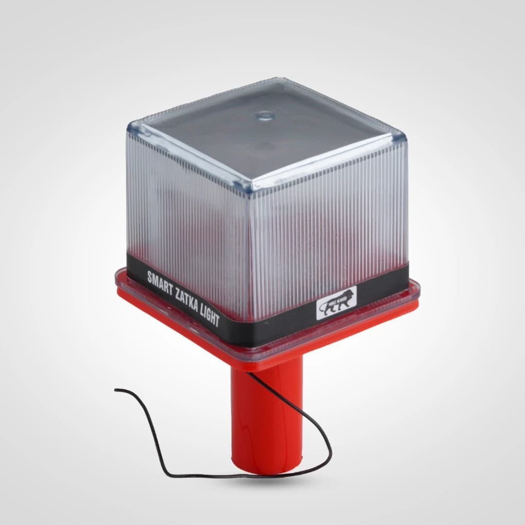V-Sar Smart Zatka Light (Solar Live Light) Red LED, Waterproof Design, Sound for Farm Animal & Security Protection - Image 2