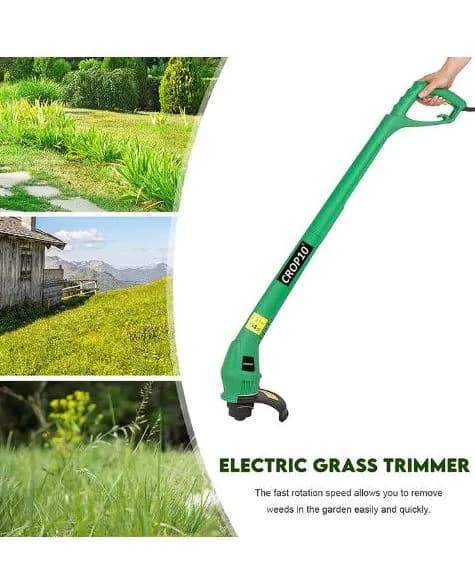 Crop10 310W Corded Electric Portable Grass Lawn Trimmer, 25cm Cutting Diameter - Image 9