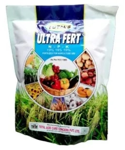 Total Ultra Fert Npk Fertilizer 19 :19 :19, 100% Water Soluble Fertilizer.