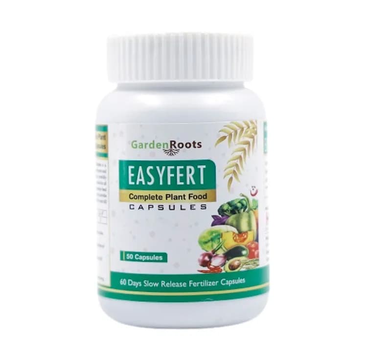 GardenRoots Easyfert Complete Plant Food Capsules, 60 Days Slow Release Fertilizer Capsules For Home Garden And Plants - Image 1