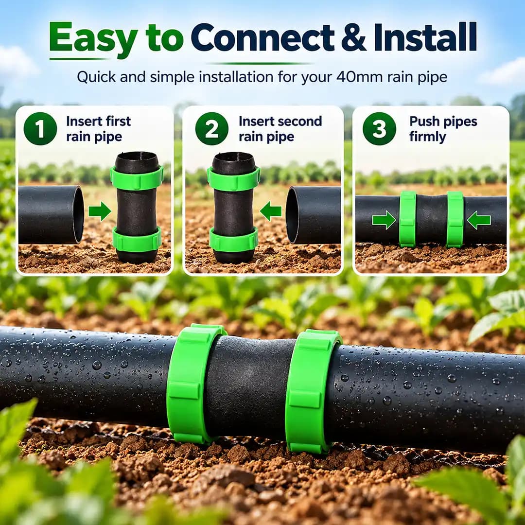 Rain Pipe Connector - Joiner 40mm Fittings, Durable and Excellent Quality Material - Image 4