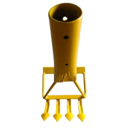 Bharat Agrotech 2 In 1 Weeder, 4 Teeth 6-Inch, MS HR Blade, Almond Shape Easy To Handle And Carry (Without Handle) 2