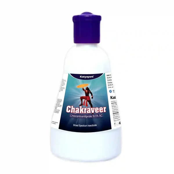 Katyayani Chakraveer Chlorantraniliprole 18.5% SC Insecticide, Advanced Effective Pest Control and Crop Protection