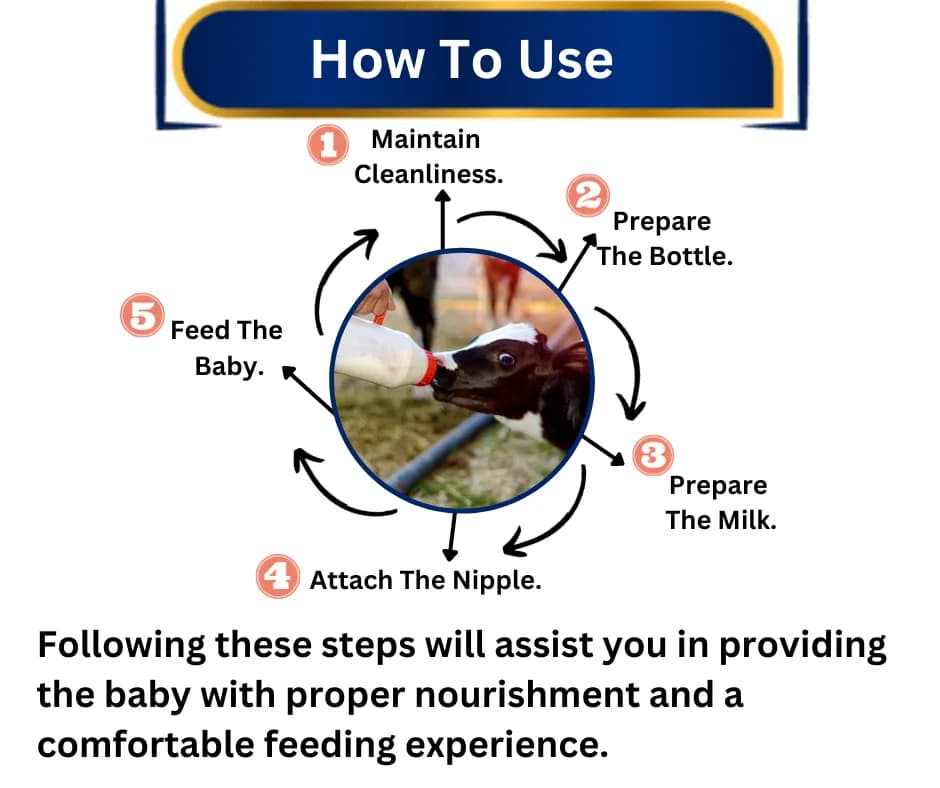 PASHU SVASTH Calf Feeding Bottle, Silicone And Graduated Design For Easy Feeding Ideal For Calf Feeding (2 Liter) - Image 7