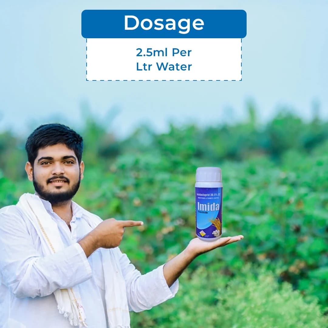 Katyayani Imida IMIDACLOPRID 30.5% SC Systematic Insecticide Control of Sucking Pest Aphid, Jassid, Thrips And Termites - Image 5