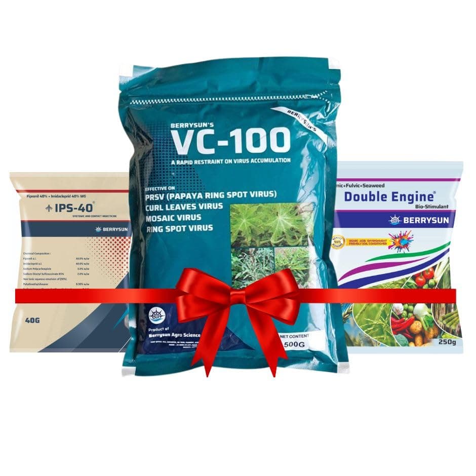 VC-100 IPS Combo Green for 100 Ltr Spray. Best Control on Virus in Chilli & Capsicum. Not Applicable with Fungicides - Image 1