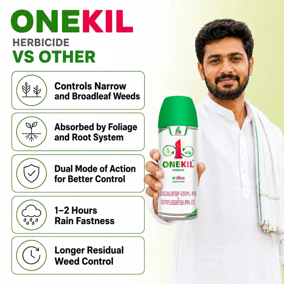 Onekil Herbicide - Quizalofop Ethyl 4% + Oxyfluorfen 6% EC - Image 4