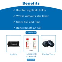 Balwaan BP 700 4 Stroke Power Weeder, Used for Weeding in All Types of Agriculture Crops And Gardens 4