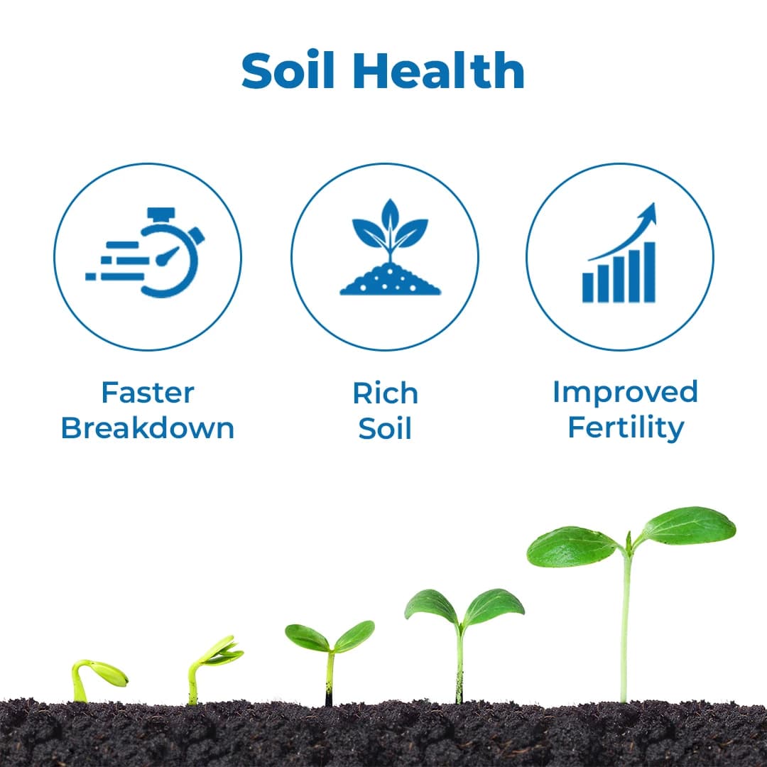 Dr. Bacto\'s Fast-D, Decompose Bacterial Consortia, Waste Decomposer, Helps To Degrade Complex Organic Matter Within a Short Period. - Image 3
