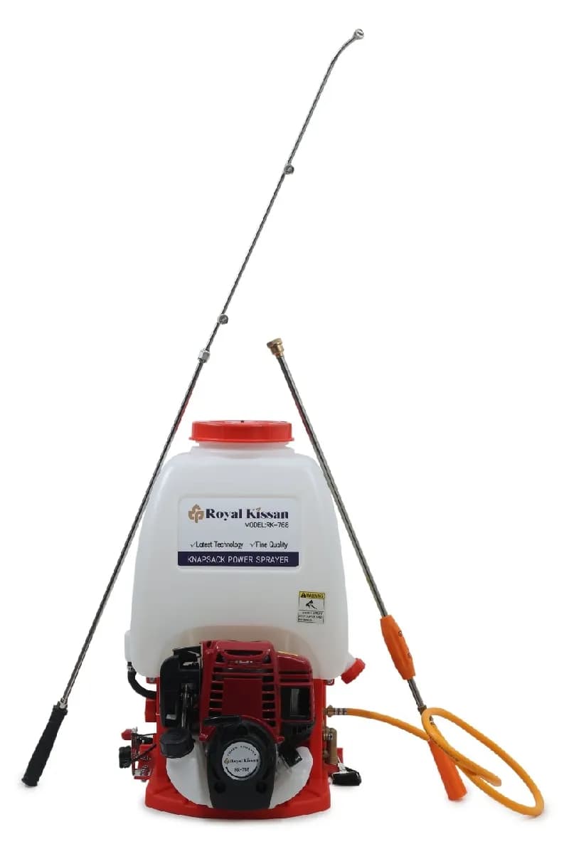Royal Kissan Knapsack Power Sprayer (RK-PSC-350) 4 Stroke Copper Gx35 Engine 7000 RPM, Used For Agricultural & Gardening Area, 20 L Tank Capacity - Image 2